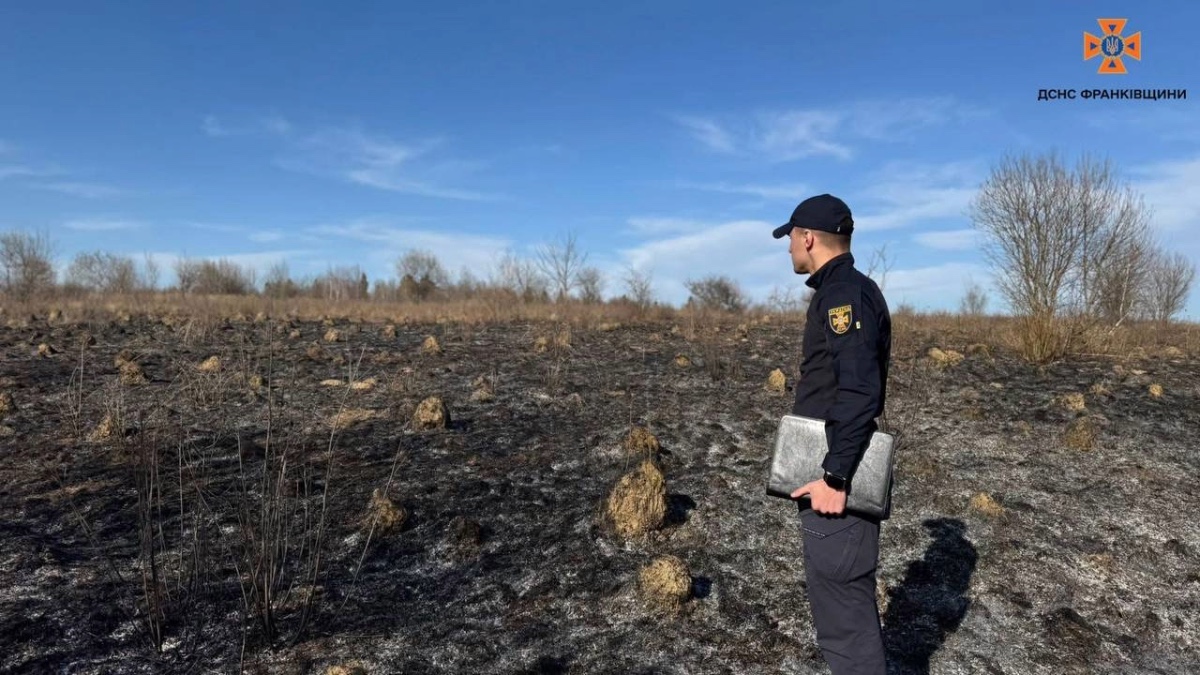 За вихідні в екосистемах на Прикарпатті ліквідували 30 пожеж