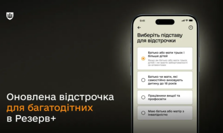 Батьки трьох і більше дітей можуть оформити відстрочку через «Резерв+»: як це зробити