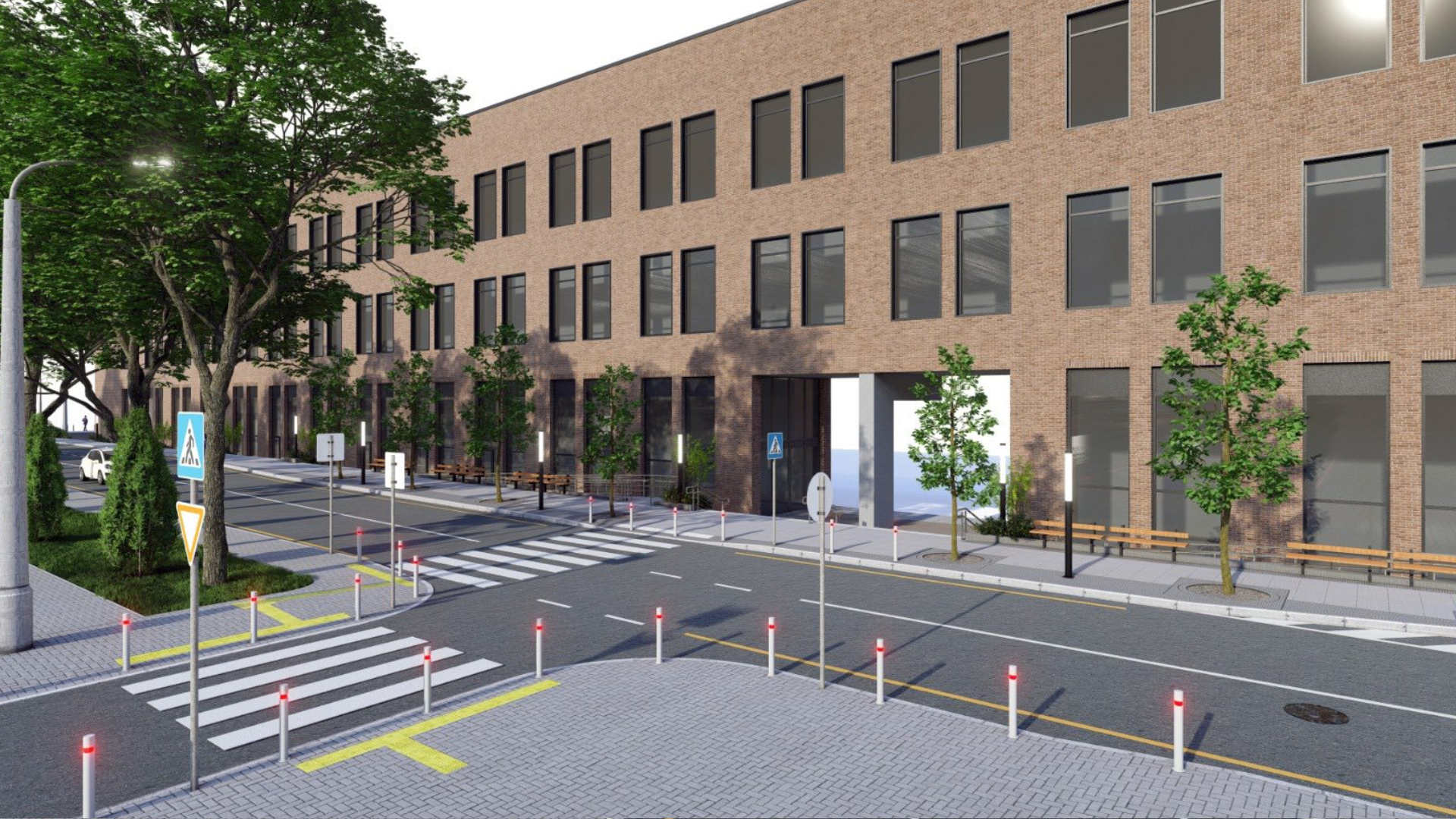 В Івано-Франківську тимчасово змінили схему організації дорожнього руху в районі інноваційного центру «Промприлад Реновація»