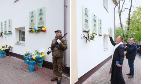 У Франківську вшанували пам’ять полеглих випускників ліцею №11 (1)