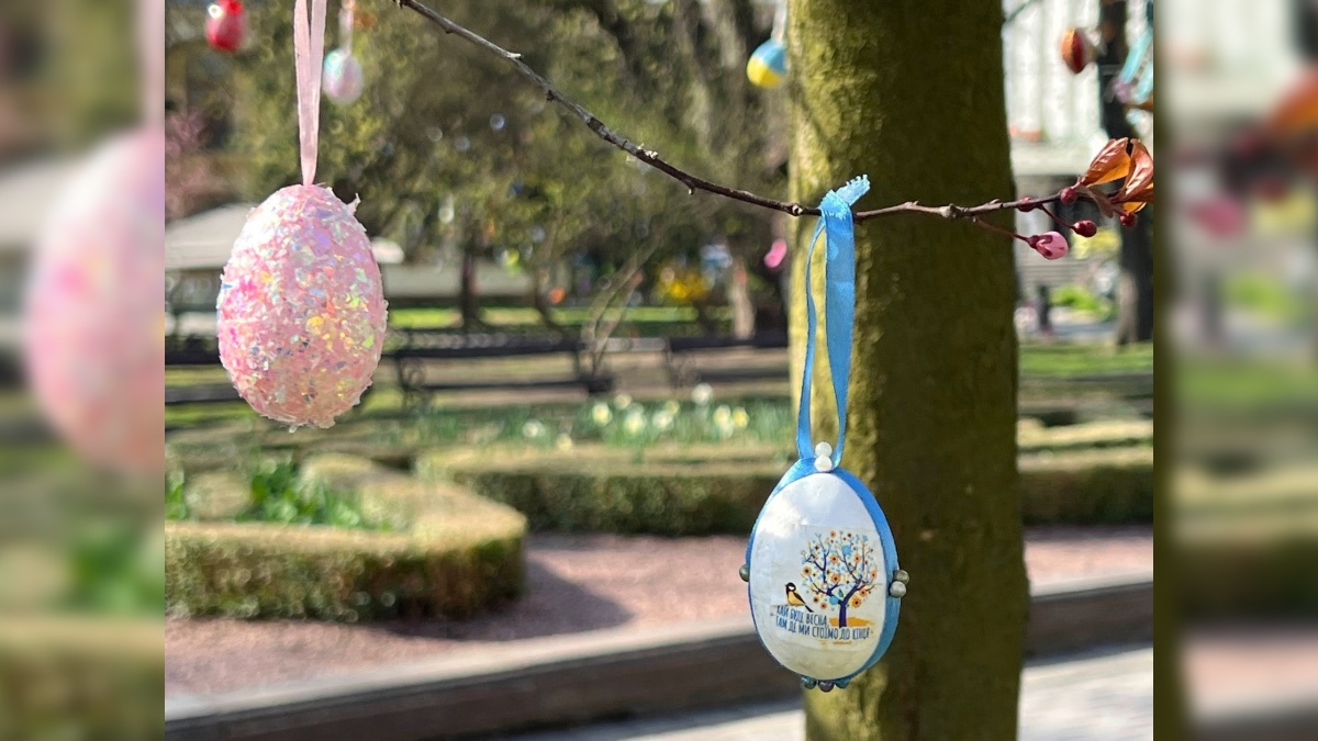 Центр Івано-Франківська напередодні Великодня 10 квітня 2026 року