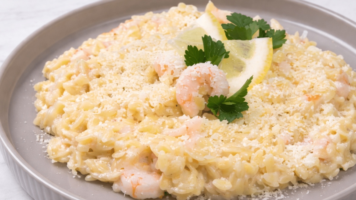 Паста орзо із креветками — конкурент звичним спагеті (РЕЦЕПТ)