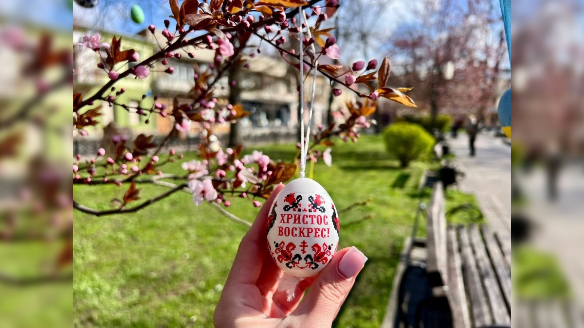 Центр Івано-Франківська напередодні Великодня 10 квітня 2026 року