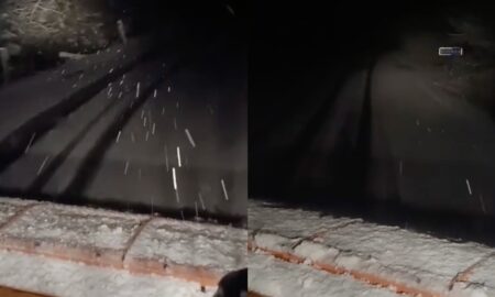 8 квітня на гірських автошляхах Прикарпаття випав сніг — там працювала дорожня служба