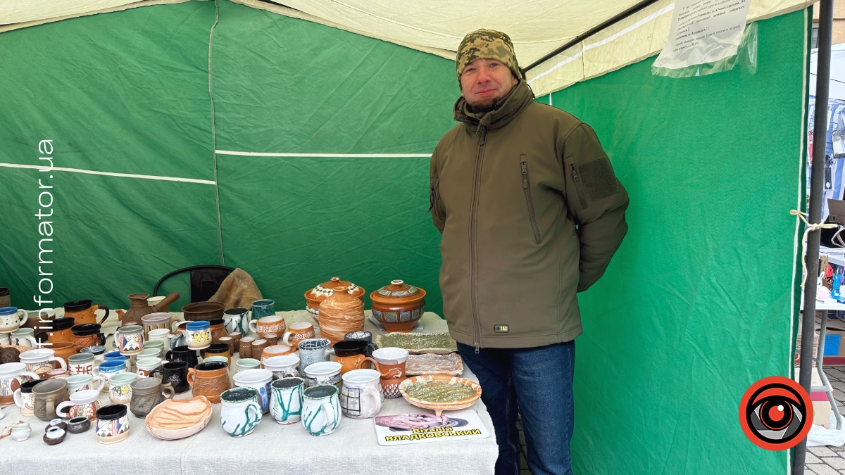 Віталій Владковський на Великодньому ярмарку в Івано-Франківську