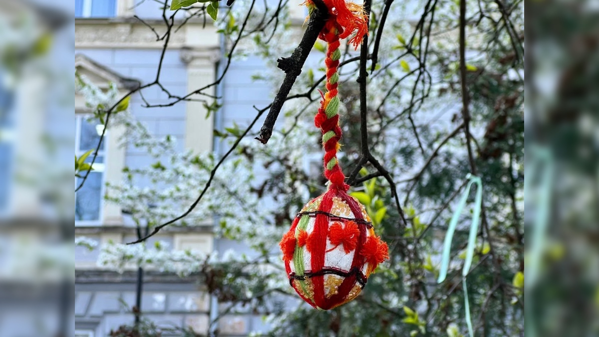 Центр Івано-Франківська напередодні Великодня 10 квітня 2026 року