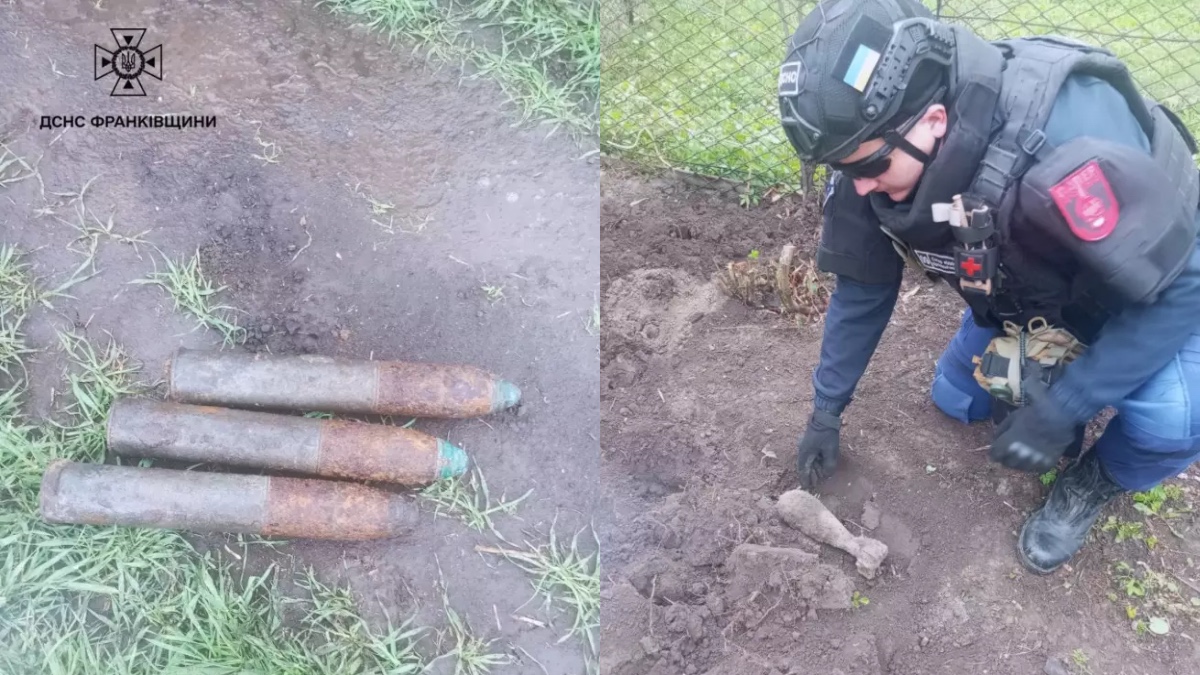 Чотири вибухонебезпечні предмети знешкодили за день на Прикарпатті