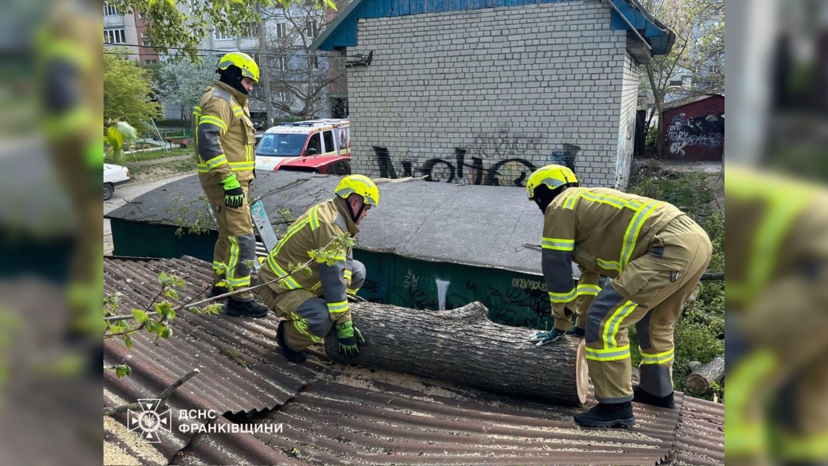 Ліквідація наслідків негоди на Івано-Франківщині. Фото: ГУ ДСНС України в Івано-Франківській області