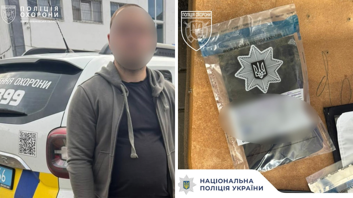 У Вовчинці правоохоронці затримали чоловіка з підозрілим пакетиком