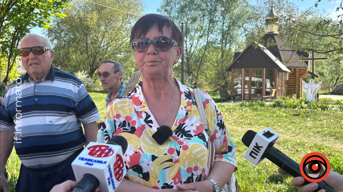 У Франківську мешканці вийшли на протест проти будівництва дороги між Гурика та Ленкавського