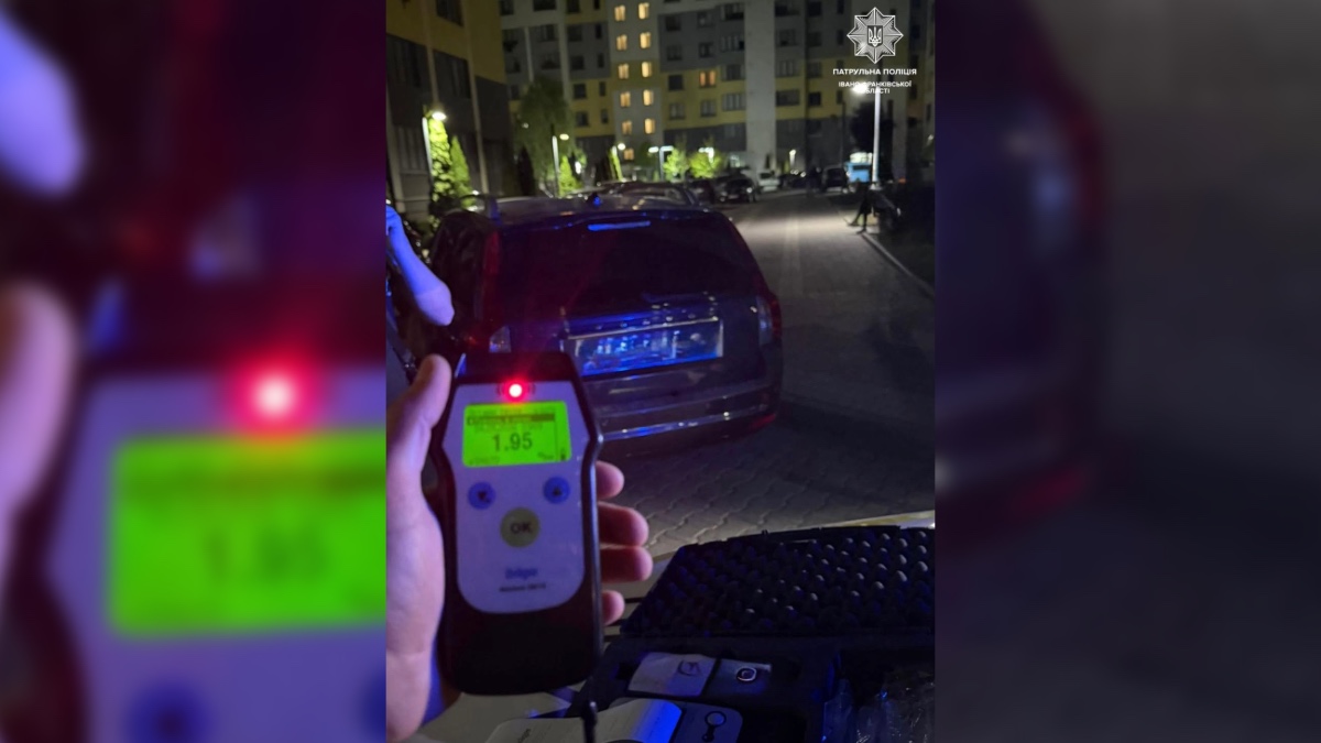 У Франківську нетверезий водій намагався втекти від патрульних