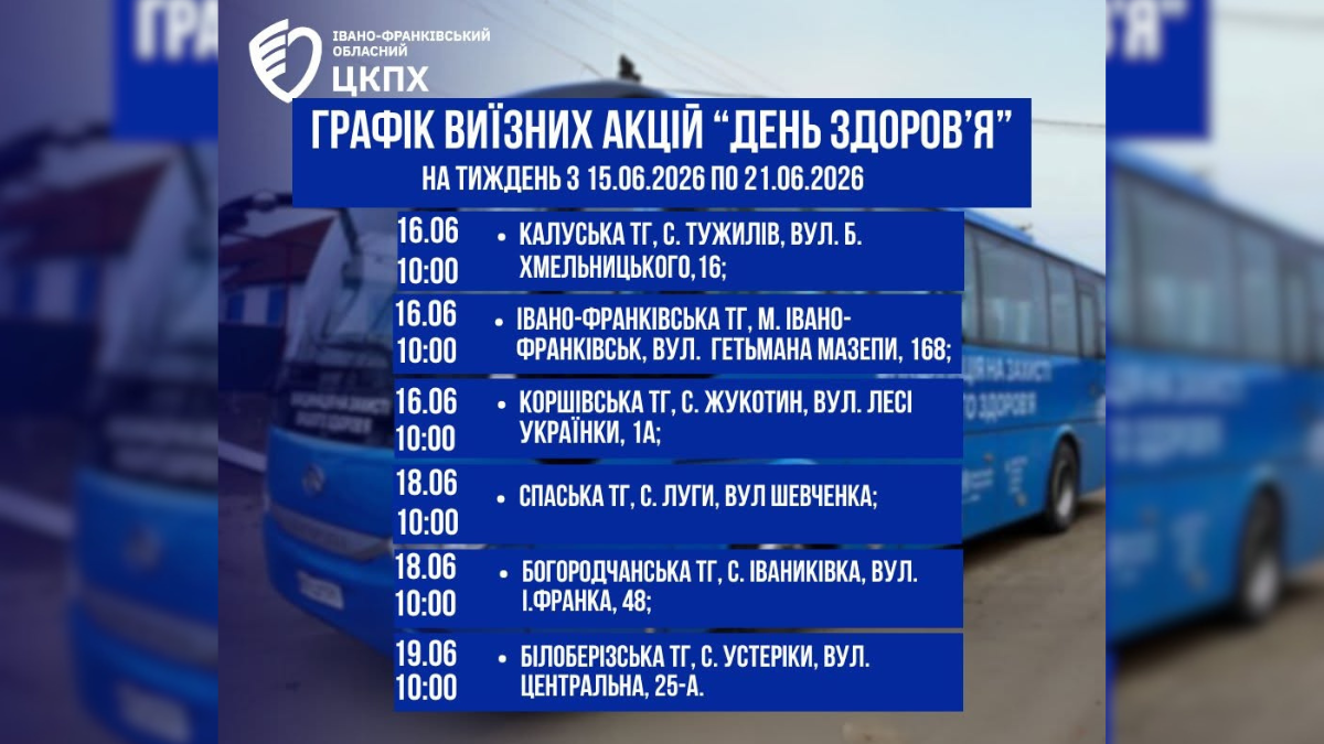 День здоровʼя на Прикарпатті