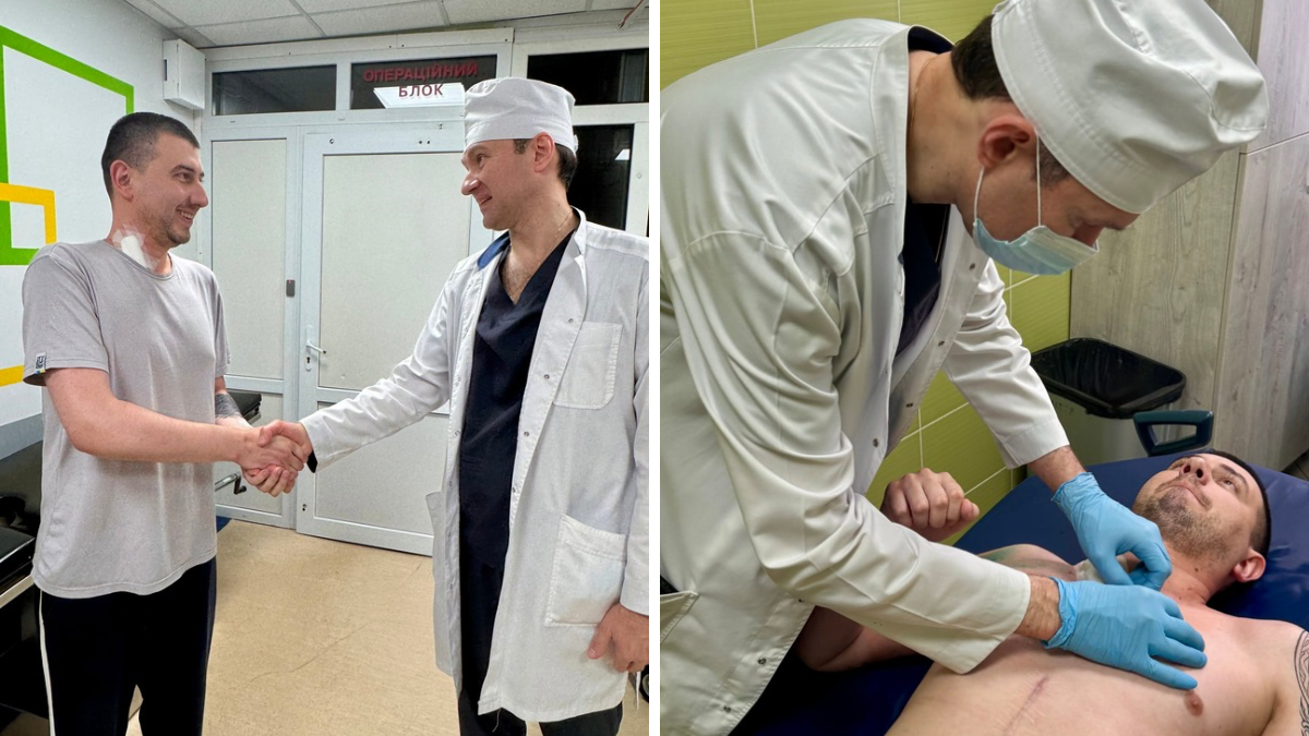 Провели операцію військовому