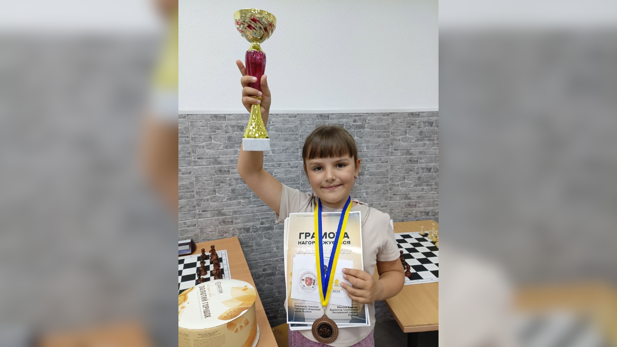 Юна шахістка з Калуша здобула «бронзу» на Всеукраїнському чемпіонаті