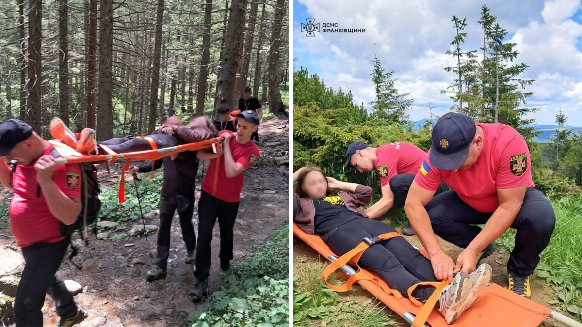 Туристка травмувалася у горах