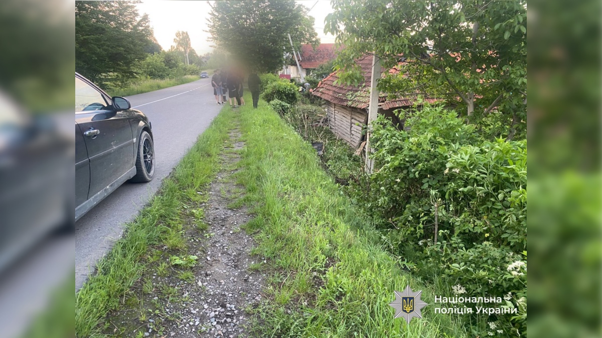 ДТП у селі Стопчатів на Прикарпатті 7 червня 2026 року. Фото: поліція Івано-Франківської області.
