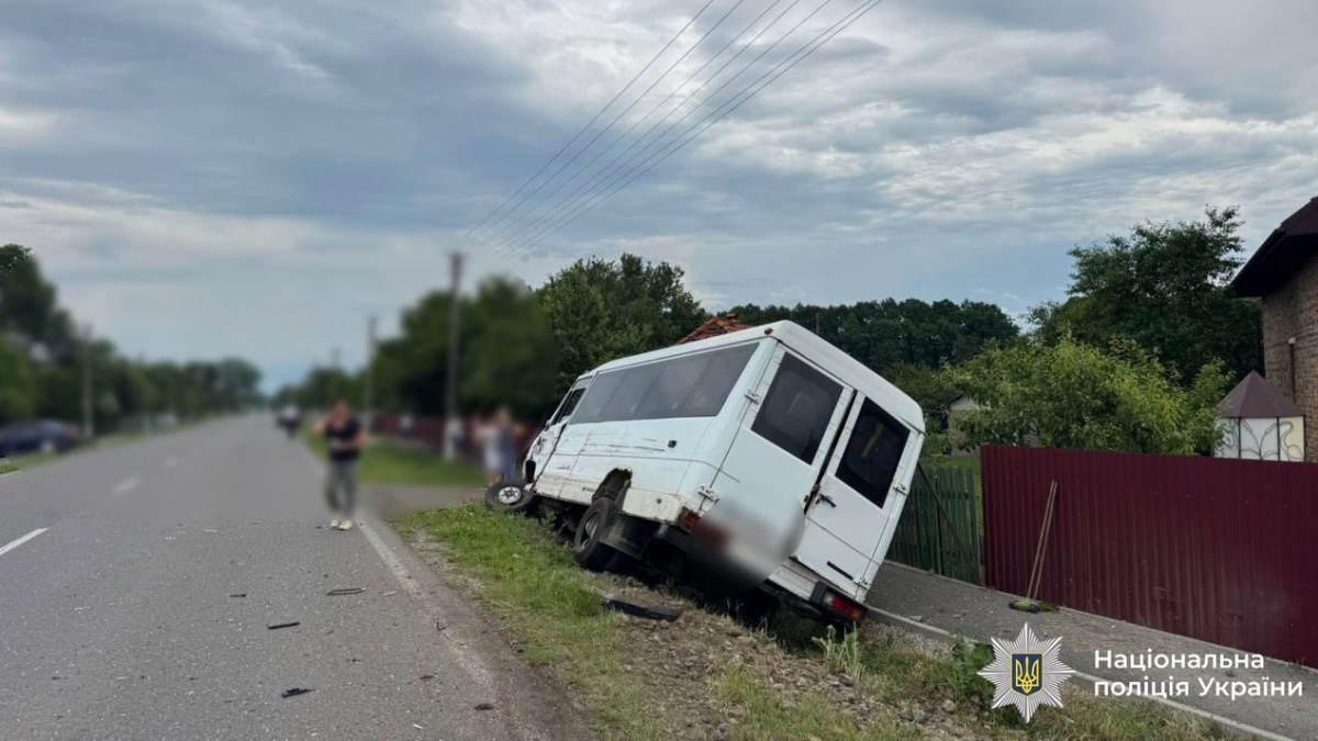 ДТП у селі Ценява Коломийського району. Фото: поліція Івано-Франківської області.