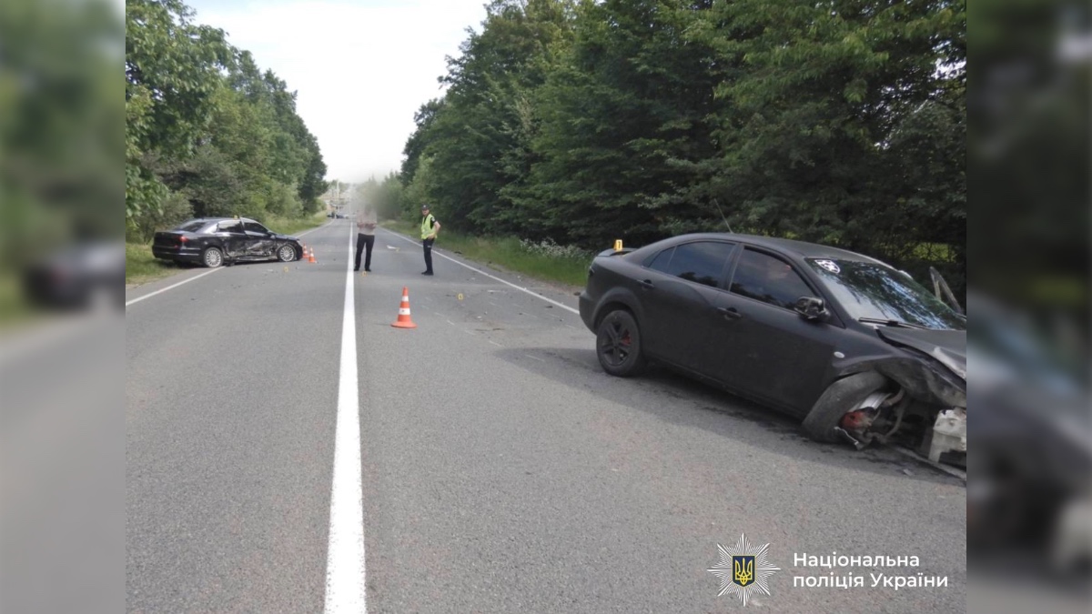 Потрійна ДТП у селищі Отинія Коломийського району. Фото: поліція Івано-Франківської області