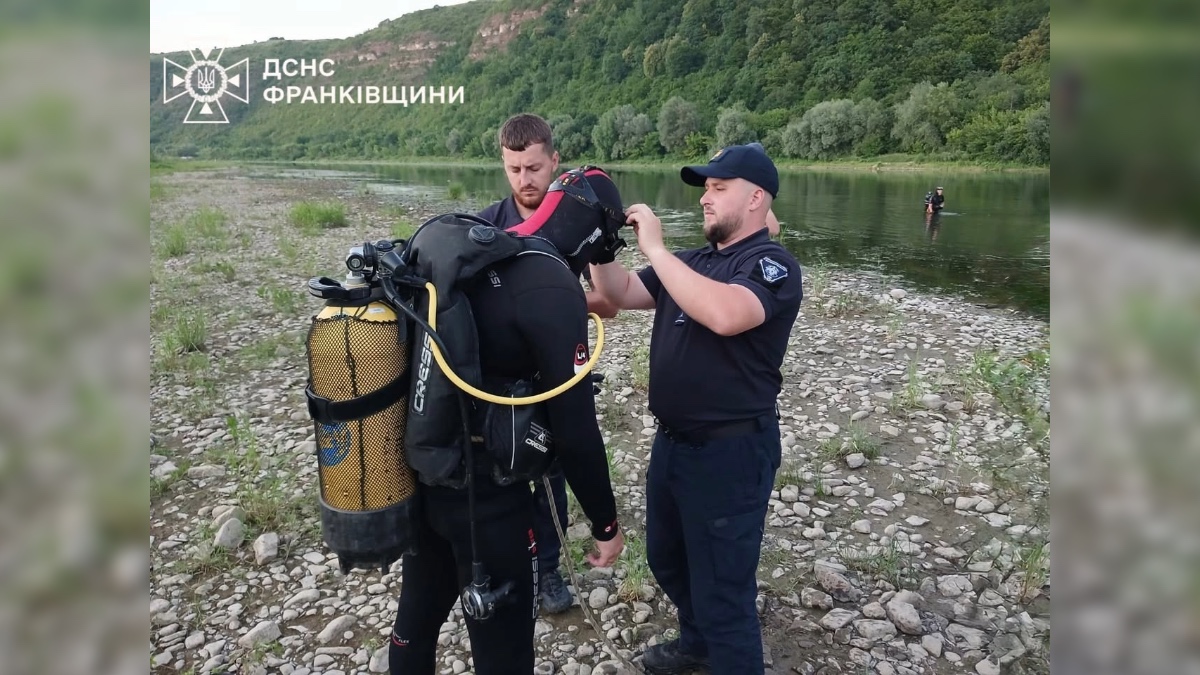 Пошуки неповнолітнього на Коломийщині, який, ймовірно, потонув у Дністрі. Фото: Головне управління ДСНС України в Івано-Франківській області