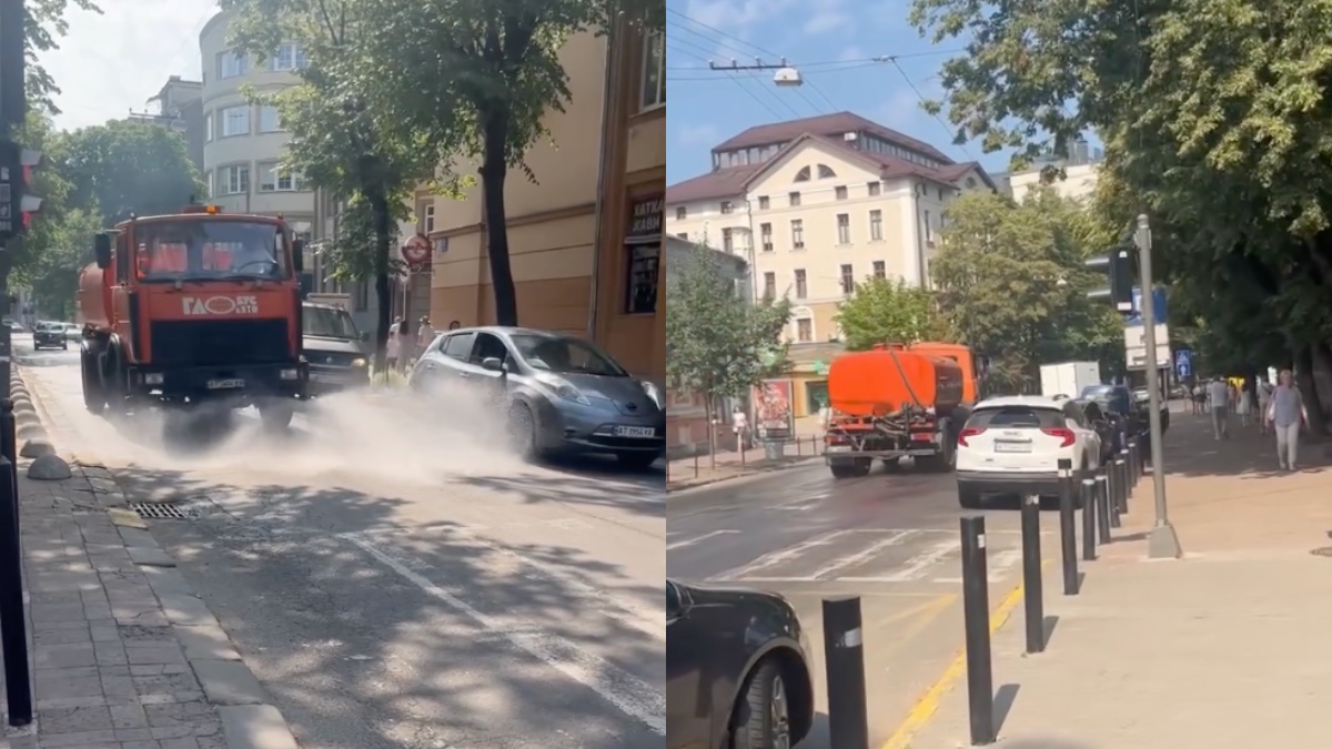 Вулицями Івано-Франківська додатково курсує поливомийна техніка
