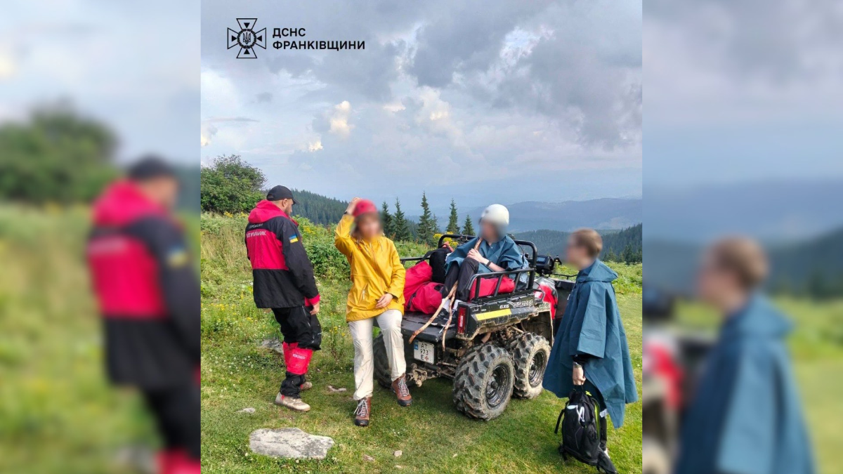 рятувальники допомогли туристці в горах