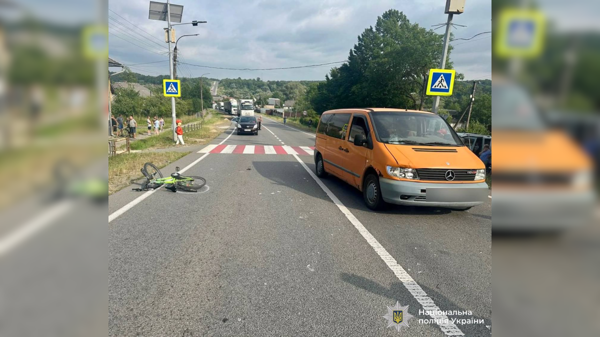 На Прикарпатті внаслідок ДТП травмувався 11-річний хлопчик