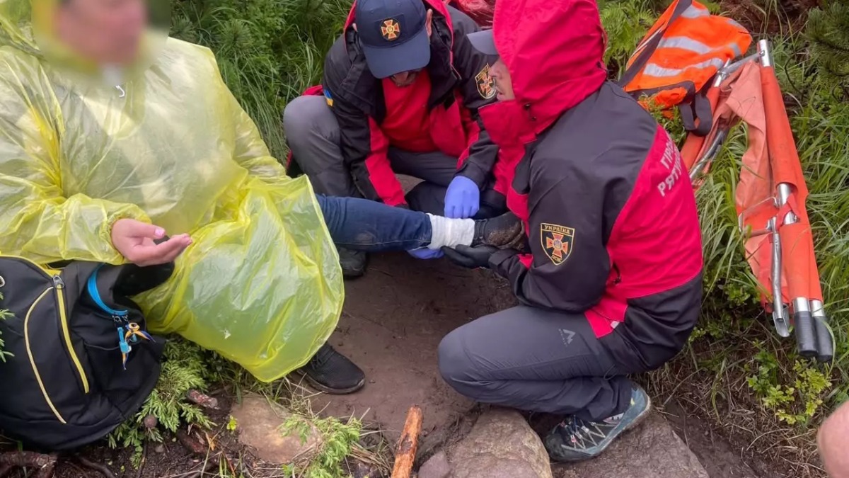 У горах під час спуску травмувалася жителька міста Конотоп