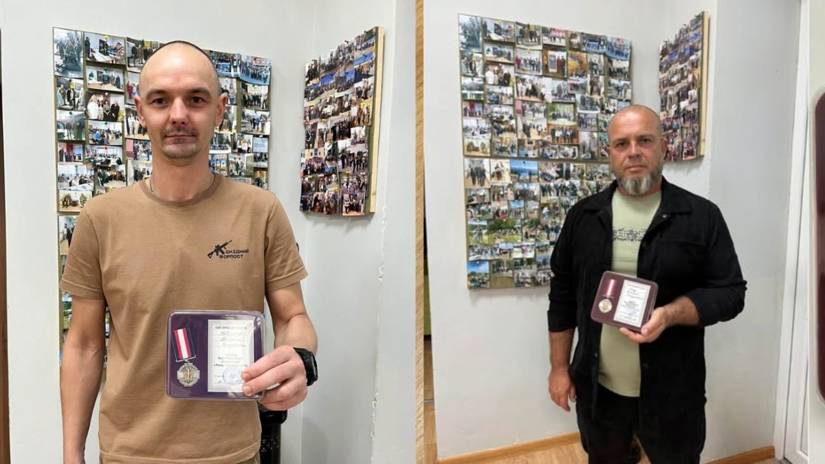 Військовослужбовців з Прикарпаття нагородили медалями «Лицар бойового чину»