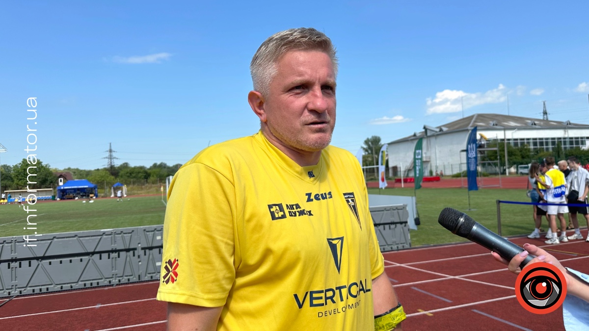Василь Утинкевич під час 4 раунду Чемпіонату України з ампфутболу в Івано-Франківську. Фото: Олександра Сухарник