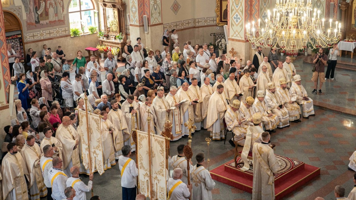 Богослужіння з нагоди 100-річчя від дня народження владики Павла Василика у Коломиї.