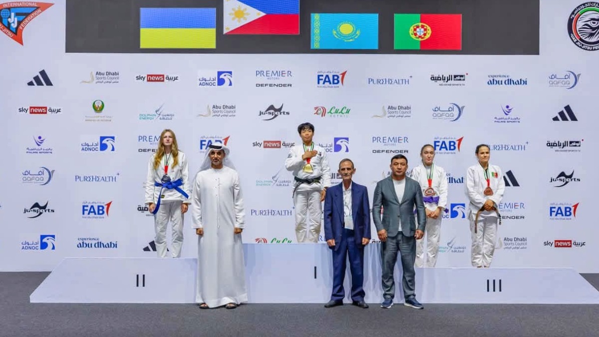Спортсмени з Івано-Франківщини у складі збірної України на чемпіонаті світу з джиу-джитсу.
