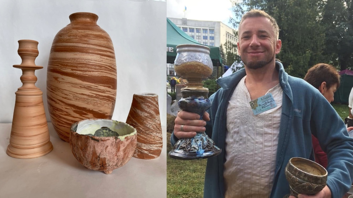 В Івано-Франківську відкриють виставку керамічних виробів гончара та ветерана Віталія Владковського «Глина. Вогонь. Життя»
