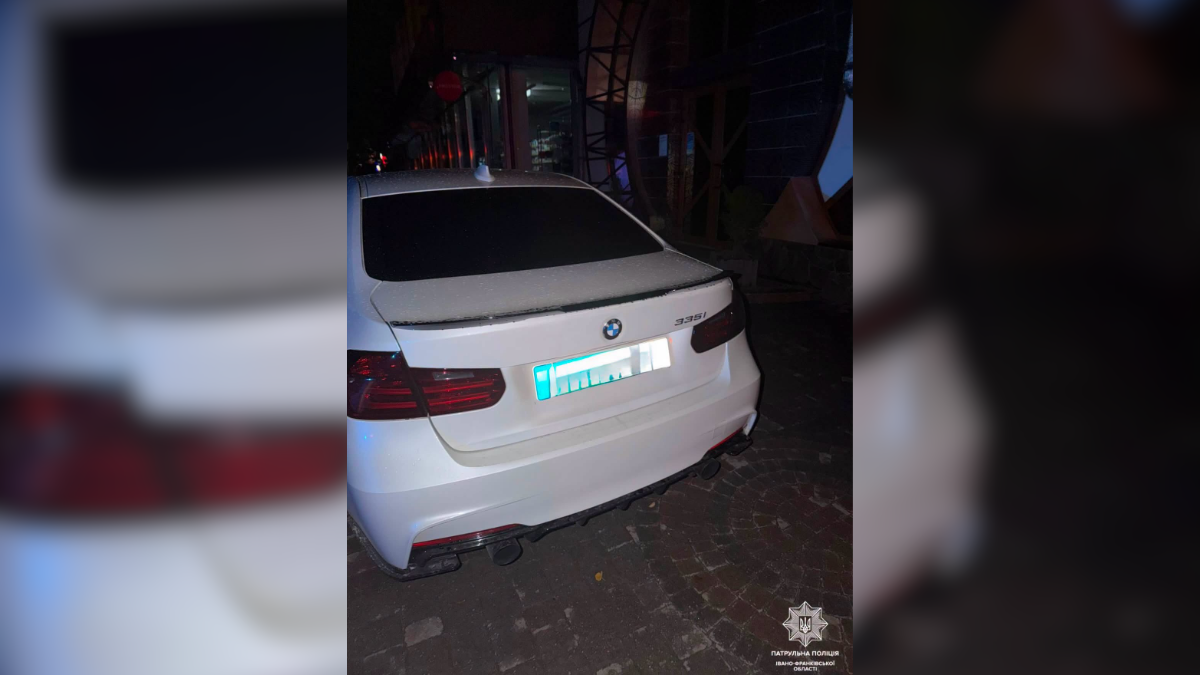 У Франківську затримали 19-річного п'яного водія без прав
