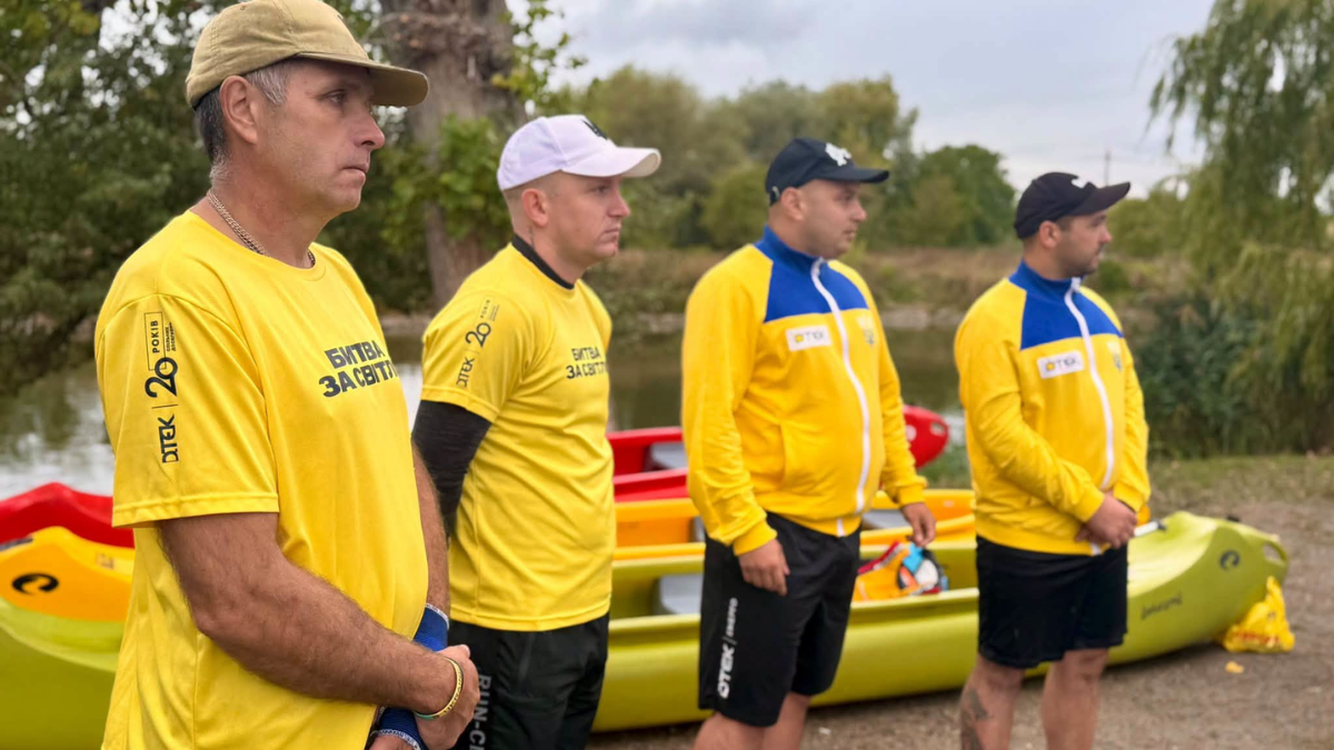 У Бурштині пройшли змагання з каякінгу серед захисників і ветеранів