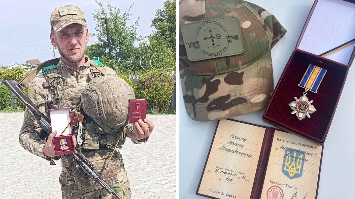 Військового Василя Ричака з Бурштинської громади нагородили орденом «За мужність» ІІІ ступеня