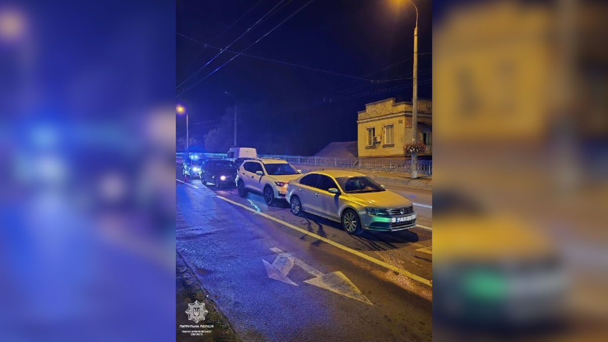 Понад 2 проміле алкоголю: у Франківську нетвереза водійка спричинила потрійне ДТП