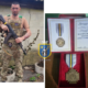Бійця з Тлумаччини Олега Лапінського нагородили «Хрестом пошани»