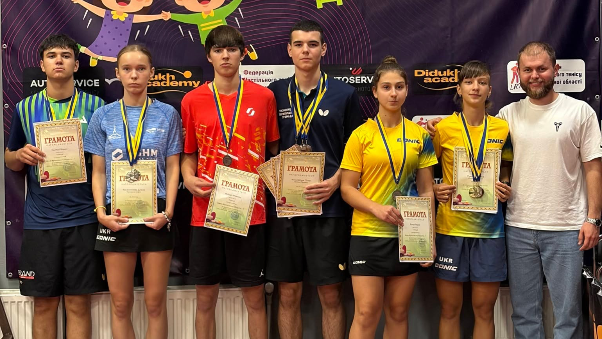 Франківські тенісисти здобули призові місця на Чемпіонаті України
