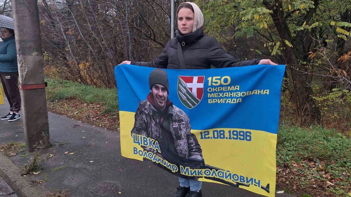 Мирна акція «Повернись живим» у Галичі 27 жовтня 2026 року. Джерело: Дубовецька територіальна громада