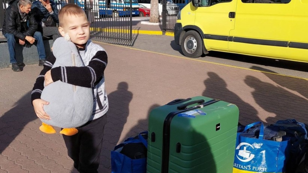 На Прикарпаття прибув евакуаційний потяг із Донеччини